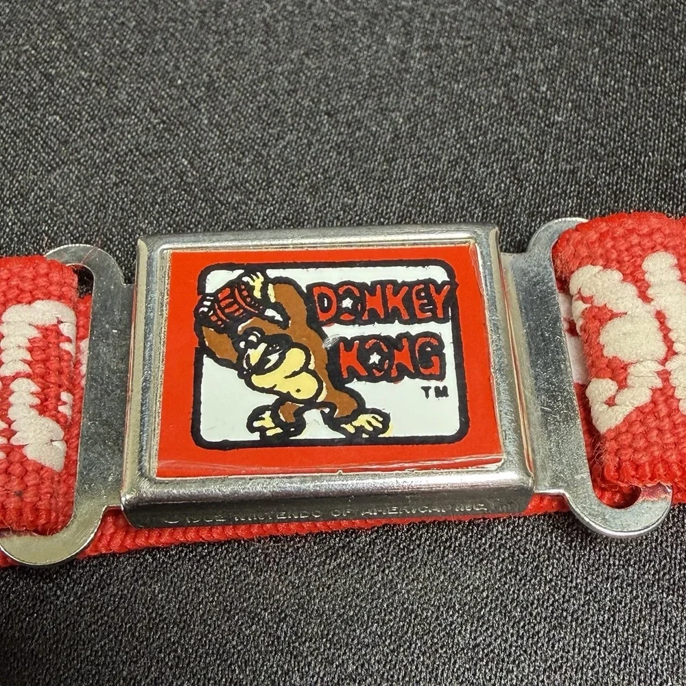VTG 1982 Nintendo Donkey Kong Childrens Belt Rare Arcade Video Game Nostalgic